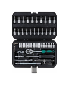 Купить Набор инструментов ВОЛАТ 1/4&quot; 6 граней, 46 предметов 18550-46  в E-mobi