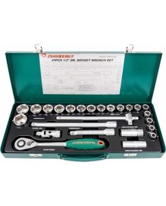 Купить Набор торцевых головок 25 предметов 1/2&quot; DR (10-32 мм) Jonnesway S04H4125S  в E-mobi