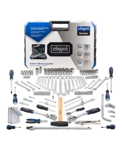Купить Набор инструментов Scheppach 142 предмета 1/4 3/8 1/2 Sch-41421-5(60805) в E-mobi