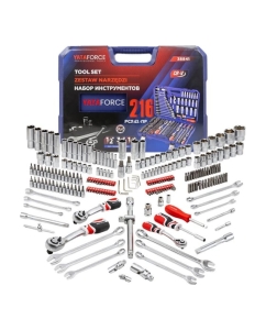 Купить Набор инструментов YATAFORCE 216 предметов 6 гр.1/4'', 3/8'', 1/2'' YF-38841(52566) в E-mobi