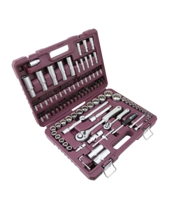 Купить Универсальный набор инструмента THORVIK TS094/12 1/4, 1/2DR с торцевыми 12-гранными головками, 94 предмета 054010 в E-mobi