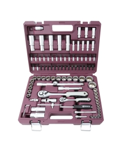 Купить Универсальный набор инструмента THORVIK TS094/12 1/4, 1/2DR с торцевыми 12-гранными головками, 94 предмета 054010  в E-mobi