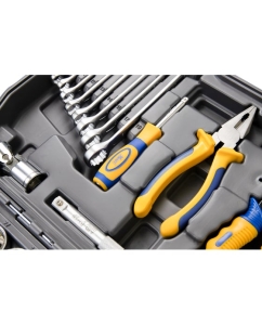 Купить Набор инструмента 1/2 Dr и 1/4 Dr 99 предметов KRAFT KT 700307  в E-mobi