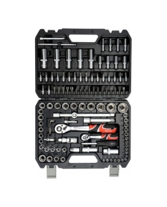 Купить Набор инструментов YATO 1/2&quot;-1/4&quot; 108 предметов (пластиковый кейс) YT-38791  в E-mobi