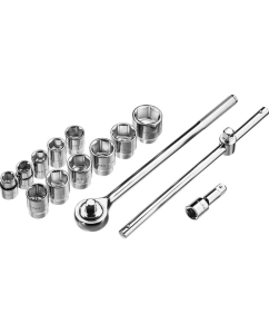 Купить Набор 14 предметов ЗУБР &quot;ПРОФЕССИОНАЛ&quot;: 3/4&quot;, 27660-H14  в E-mobi