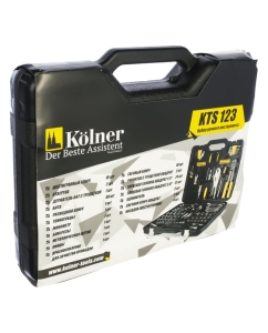 Купить Набор ручного инструмента в пластиковом кейсе Kolner KTS 123 8090500136  в E-mobi