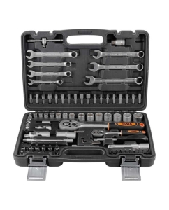 Купить Набор инструментов ISMA 1/2&quot;, 1/4&quot;, 6 гр., 82 предмета ISMA-4821-5EURO(51375)  в E-mobi