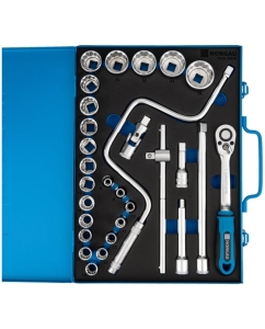 Купить Набор торцевых 12-гранных головок 1/2&quot; NORGAU  29 предметов с аксессуарами ND1929-S836 063792029  в E-mobi