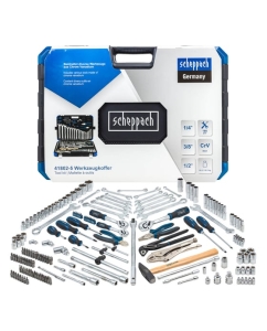 Купить Набор инструментов Scheppach 180 предметов 1/4 3/8 1/2 Sch-41802-5(60806) в E-mobi