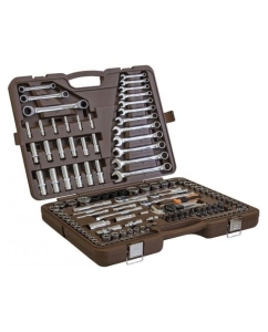 Купить Специальный набор инструмента Ombra 911150 торцевые головки 1/4, 3/8, 1/2DR 4-32 мм и SAE 5/32 - 1-1/4, ударные торцевые головки 1/2 17-23 мм, 150 предметов 055544 в E-mobi