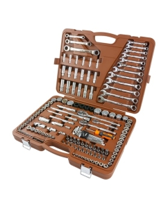 Купить Специальный набор инструмента Ombra 911150 торцевые головки 1/4, 3/8, 1/2DR 4-32 мм и SAE 5/32 - 1-1/4, ударные торцевые головки 1/2 17-23 мм, 150 предметов 055544  в E-mobi