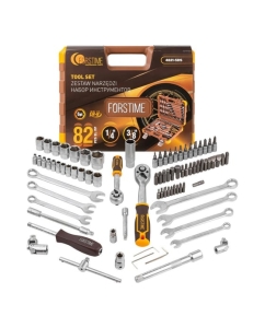 Купить Набор инструментов в пластиковом кейсе FORSTIME 1/4