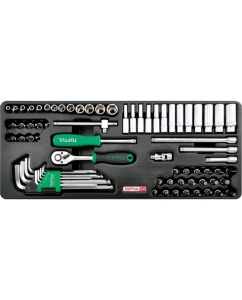 Купить Набор головок и аксессуаров TOPTUL 1/4, в ложементе, 72 предмета GCAT7202 в E-mobi