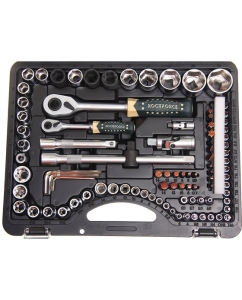 Купить Набор инструментов Rockforce 108+6 предметов, 1/2, 1/4DR, 6-гранных RF-41082-5 PREMIUM(26255)  в E-mobi