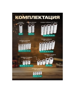 Купить Набор инструментов Rockforce 1/4&quot;, 3/8&quot;, 1/2&quot; 6-гранный 4-32мм 172 предмета RF-41723-5(46734)  в E-mobi