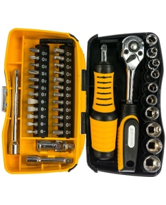 Купить Биты и торцовые головки с трещоткой и воротком 39шт STAYER PROFI 25135-H39 в E-mobi