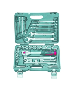 Купить Набор дюймового инструмента с 6-тигранными головками 32 предмета FORCE 4325 в E-mobi