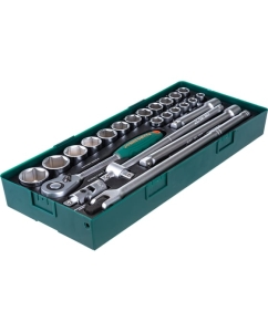 Купить Набор торцевых головок 1/2&quot;DR 10-32 мм 24 предмета (ложемент) Jonnesway S04H4524ST (S04H4524SP)  в E-mobi