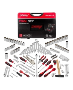 Купить Набор инструментов в пластиковом кейсе Disen (142 предмета) DS41421-5(57319) в E-mobi