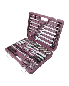 Купить Универсальный набор инструмента THORVIK TS082/12 1/4", 1/2"DR с торцевыми 12-гранными головками, 82 предмета 054008  в E-mobi