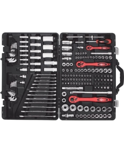 Купить Профессиональный набор инструментов INTERTOOL 1/4 и 3/8 и 1/2, 176 шт., Cr-V ET-7176  в E-mobi