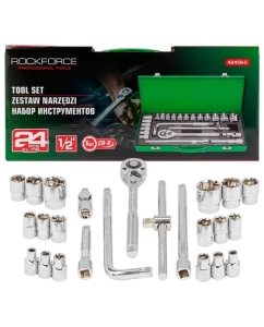 Купить Набор инструментов Rockforce 24 предмета 1/2