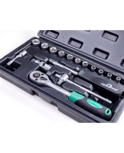 Купить Набор инструментов СЕРВИС КЛЮЧ 17 предметов, головки 1/4, 4-13мм 11017  в E-mobi