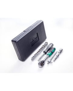 Купить Набор инструментов СЕРВИС КЛЮЧ 17 предметов, головки 1/4, 4-13мм 11017  в E-mobi