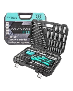 Купить Набор инструментов 216пр. 1/4&quot; 3/8&quot; 1/2&quot; MAMEDFORCE MF-38841(54274)  в E-mobi