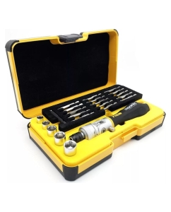 Купить Набор бит и головок с поворотной трещоткой Felo Ergonic K SL/PH/PZ/Tx/HEX, в кейсе, 22 шт. 06072206 в E-mobi