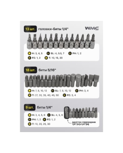 Купить Набор инструментов WMC TOOLS 82 пр WMC-4821-5DS(52708)  в E-mobi