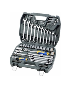 Купить Набор инструмента 1/2 Dr и 1/4 Dr 77 предметов KRAFT KT 700304 в E-mobi