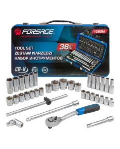 Купить Набор инструментов Forsage 36 предметов 1/2 F-4362M(60500) в E-mobi