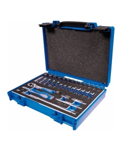 Купить Набор шестигранных торцевых головок с принадлежностями KING TONY 1/4&quot; 4-14 мм, 34 предмета 2534MRV  в E-mobi