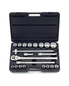 Купить Набор 12-гранных головок с приспособлениями в кейсе 20 предметов FORCE 6201B в E-mobi