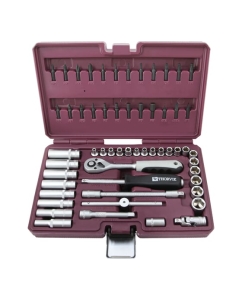 Купить Набор инструмента THORVIK TS057 1/4DR, 57 предметов 054003 в E-mobi