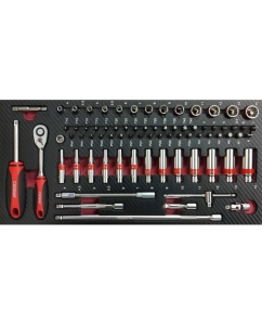 Купить Инструмент Сорокин Standart под 1/4 в ложементе, 75 предметов 1.175 в E-mobi