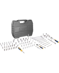 Купить Набор инструмента 1/2 Dr и 1/4 Dr 82 предметов с 12 гранными головками KRAFT KT 700681  в E-mobi