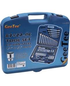 Купить Набор ключей GeeTee 1/4, 1/2, 114 предметов 11-1140-5  в E-mobi