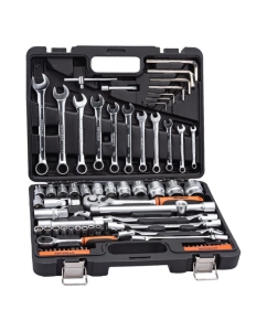 Купить Набор инструмента АвтоDело 77 предметов 1/2DR 1/4DR 39877 10562 в E-mobi