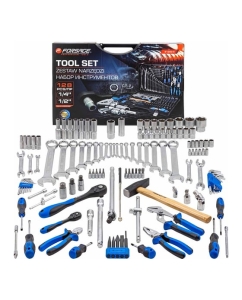 Купить Набор инструментов Forsage 128пр. 1/4'', 1/2'' (6гр.)(головки 4-32мм, ключи 6-32мм) F-41282-5(58630) в E-mobi