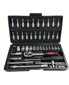 Купить Набор головок и бит с ключом и угольником (001) A2DM 113612-470  в E-mobi