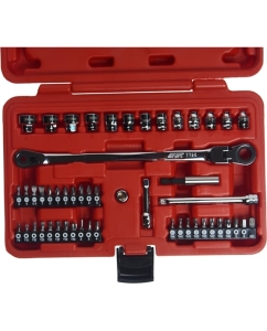 Купить Набор бит и коротких головок JTC 1/4&quot; с трещоточным ключом JTC-7726  в E-mobi