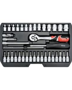 Купить Набор торцевых головок и бит YATO 1/4, 38пр.XS YT-14471 в E-mobi