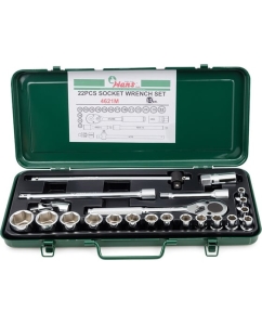 Купить Комплект 6-гранных головок 8-32мм, 22шт Hans 4621M в E-mobi