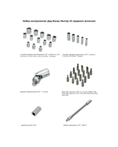 Купить Набор инструментов Дед Макар Мастер 43 предмета МР-43 12 00-00015134  в E-mobi