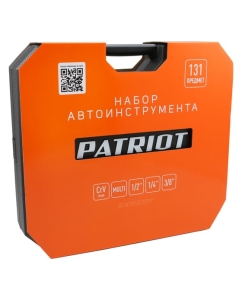 Купить Набор автоинструмента PATRIOT SSP-131, 1/2+1/4+3/8 DR (131 пр.), multi, Cr-V 350004507  в E-mobi