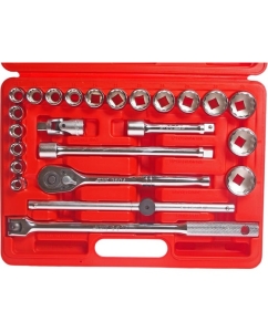 Купить Набор двенадцатигранных торцевых головок 1/2&quot; 10-32мм в кейсе 24шт JTC-T424B  в E-mobi