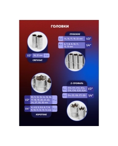 Купить Набор инструментов YATAFORCE 108 пр 1/4&amp;#39;&amp;#39;, 1/2&amp;#39;&amp;#39; (6гр.) YF-41082-5(52567)  в E-mobi