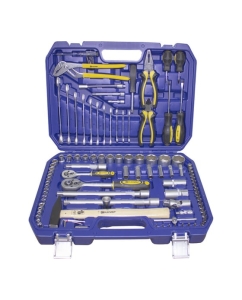 Купить Универсальный набор слесарно-монтажный 99 предметов Калибр УНСМ-99 00000051381 в E-mobi